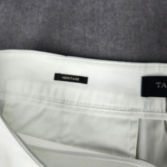 Talbots Perfect Crop Pants Size 6-Petite Womens Slim Leg White - Picture 8 of 11